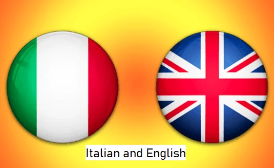 Italian and English
