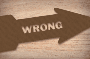Wrong decisions