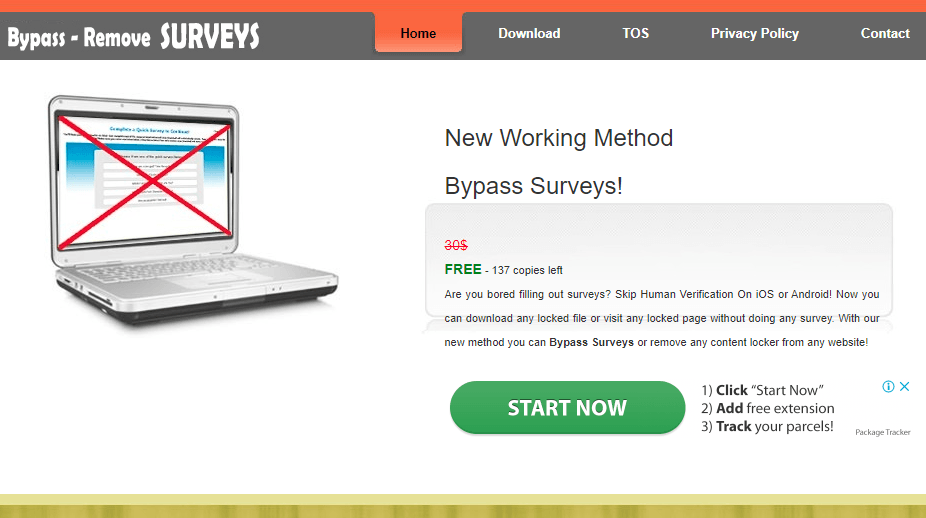 download a survey remover
