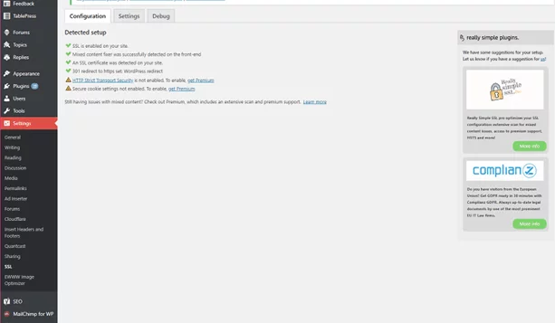 Really Simple SSL - Activate