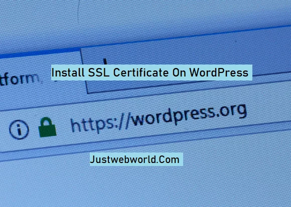 Install SSL Certificate on WordPress Website