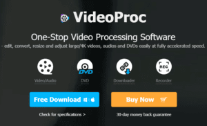 VideoProc - One-Stop 4K Video Processing Software