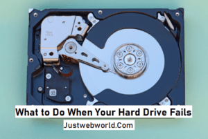 What to do when external hard drive fails