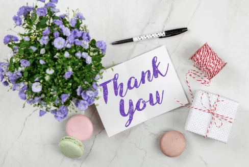 THANK YOU NOTE