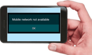 Mobile Network Not Available Error