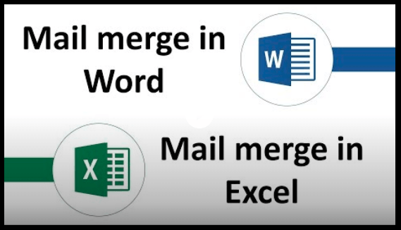 merge mail word excel outlook 365