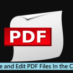 Share and Edit PDF Files In the Cloud: Convenient Teamwork