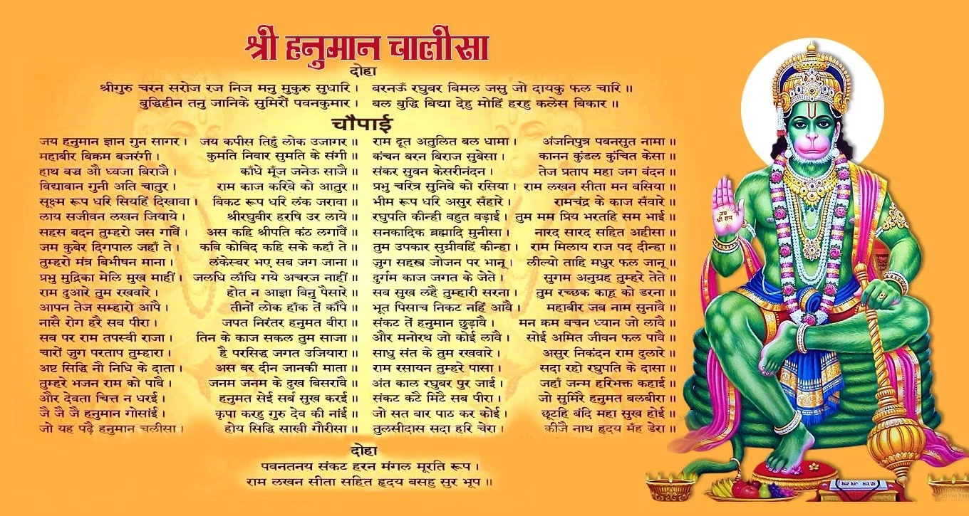 Shree Hanuman Chalisa Lyrics in Hindi