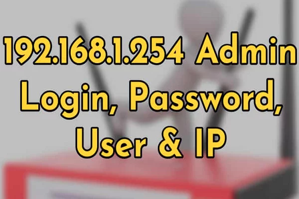 192.168.1.254 - Login Admin