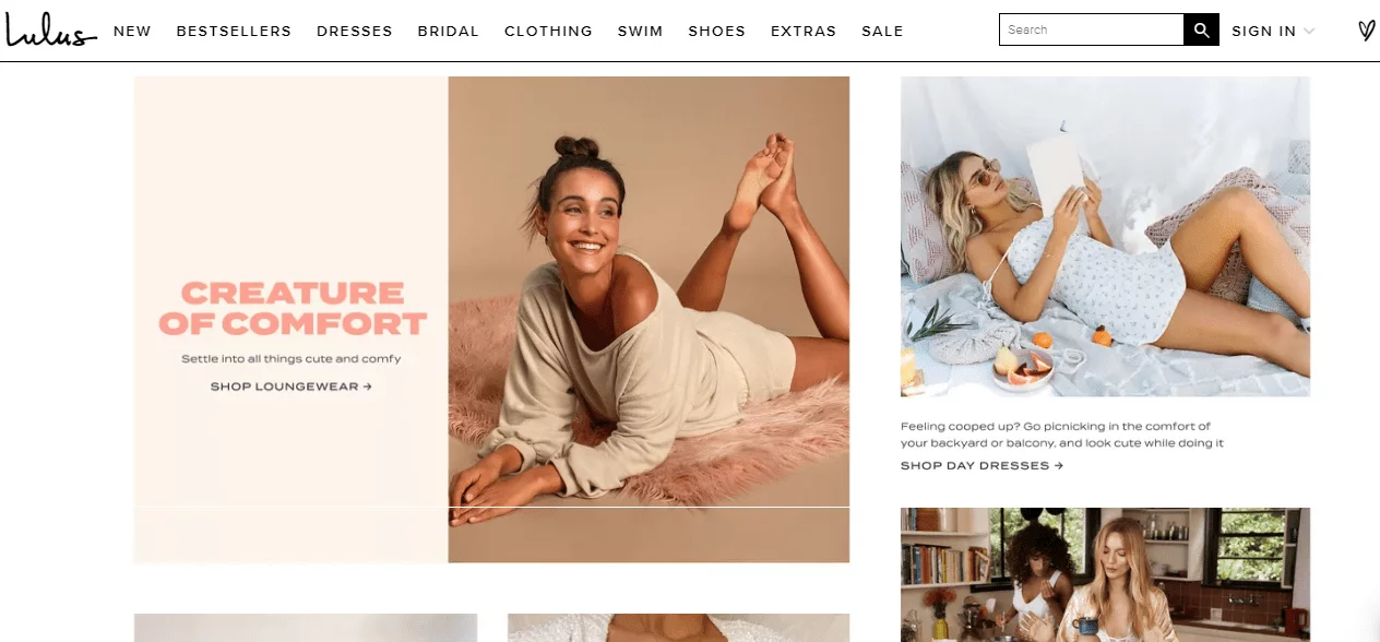 Lulus - Clothing company