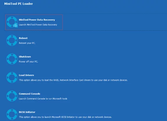MiniTool PE Loader