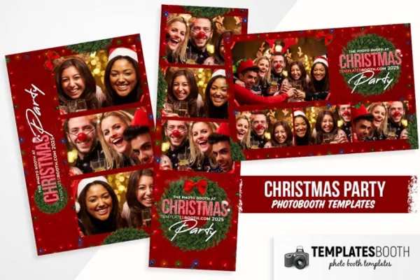 Christmas Party Photo Booth Template