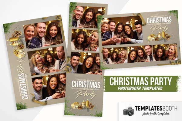 Christmas Photo Booth Template