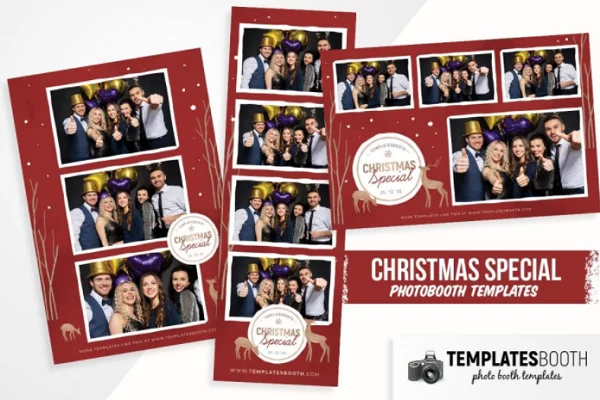 Christmas Special Photo Booth Template