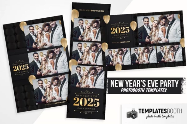 NYE Party Photo Booth Template