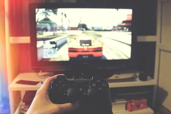 Create a rustic gaming stand