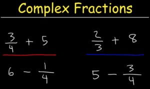 Solve Complex Fractions