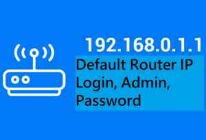 192.168.0.1 Default Router IP