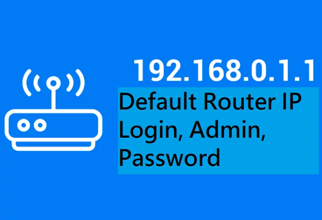 192.168.0.1 Default Router IP