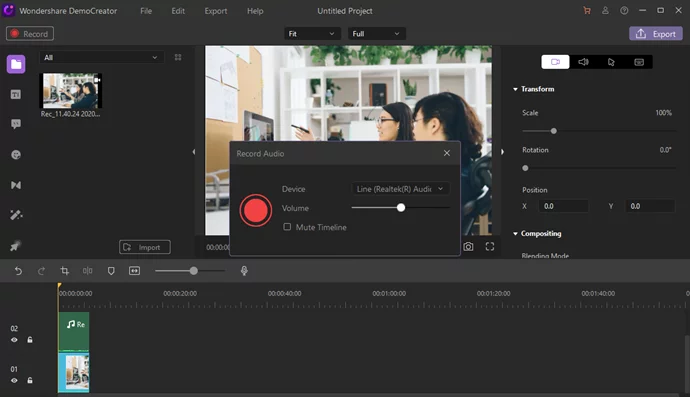 Add Voiceovers or Music