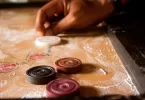 Unique Way Of Playing Carrom
