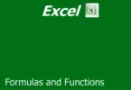 Formulas and Functions in Excel