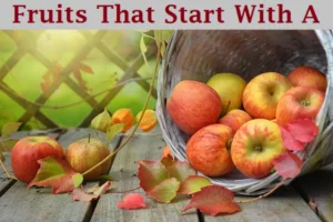 Fruits That Start With A