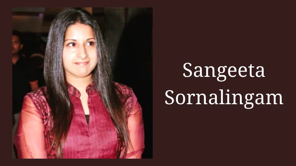 Sangeeta Sornalingam - Vijay's wife