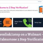 wmlink/2step on a Walmart – Walmartone 2 Step Verification