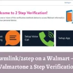 Walmartone 2 Step Verification