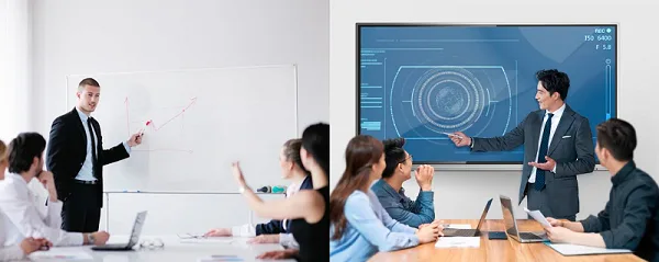 Marchio della lavagna bianca digitale