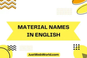Material Names in English