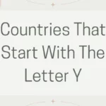 Countries That Start With The Letter Y