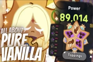 Pure Vanilla Cookie Toppings Build