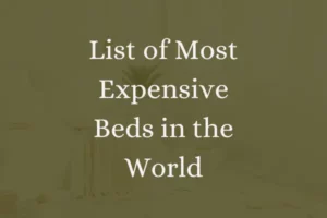 Most Expensive Beds