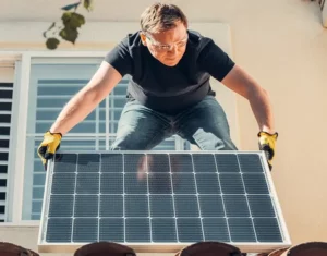 Solar Panel and Battery System