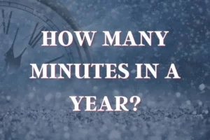 How Many Minutes In a Year