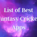 Top 10 Fantasy Cricket Apps