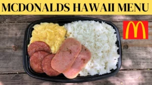 Full McDonald's Food Menu - Special Menu at McDonald's Hawaii