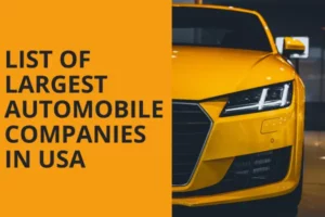 Automobile Companies in USA
