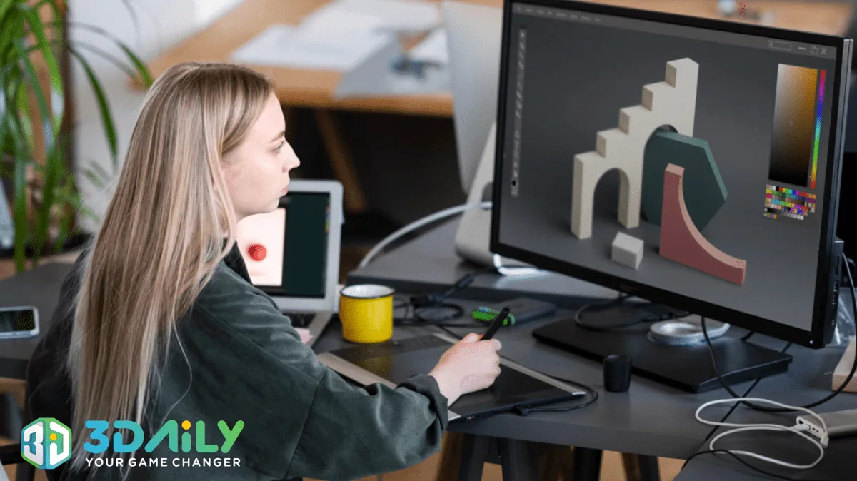 How does AI randomly generates 3D Models