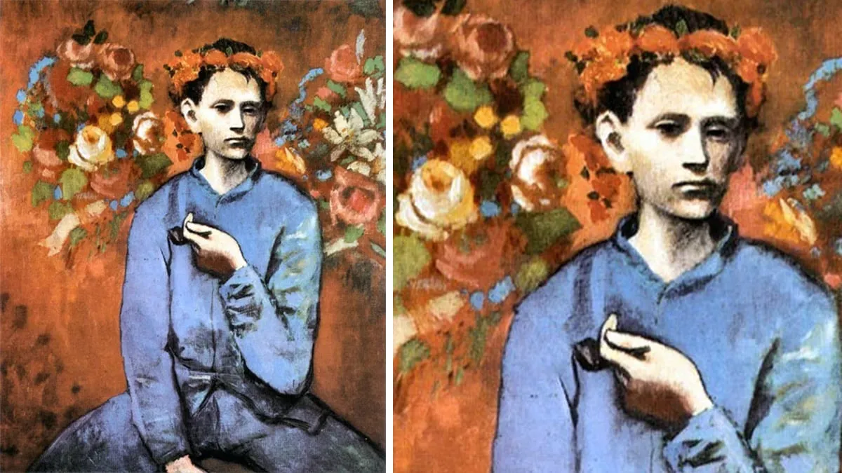 Pablo Picasso -Garçon à la Pipe (1905)