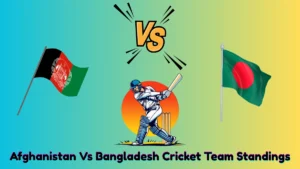 Afghanistan vs Bangladesh cricket team standings 2025 latest updates