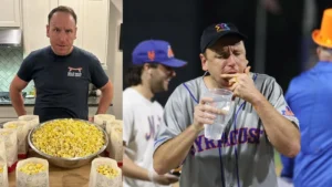 Joey Chestnut world record hot dogs eaten in 10 minutes