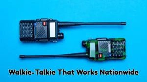 Walkie-Talkie With SIM Card For Nationwide Use