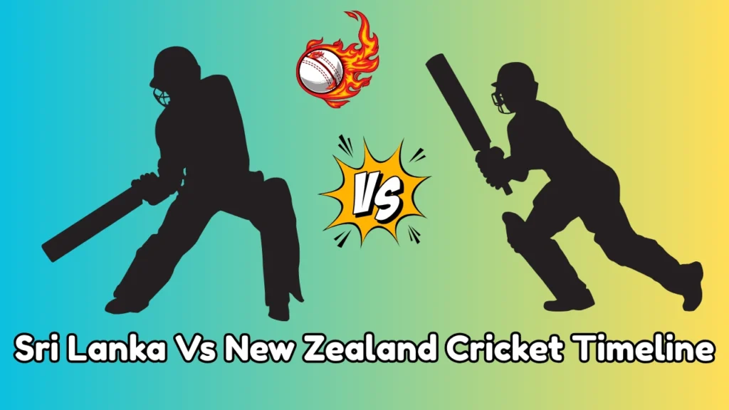 Sri Lanka vs New Zealand cricket match history timeline year by year