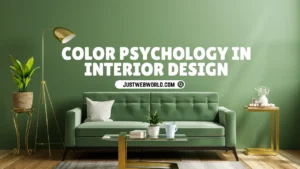 Meaning of colors in interior design psychology