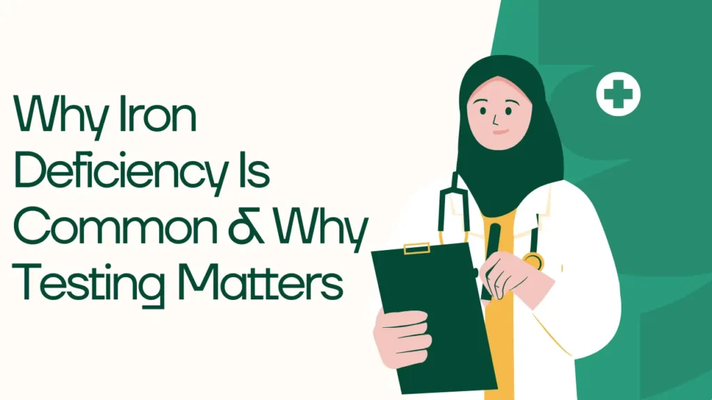 Why iron deficiency is common in children