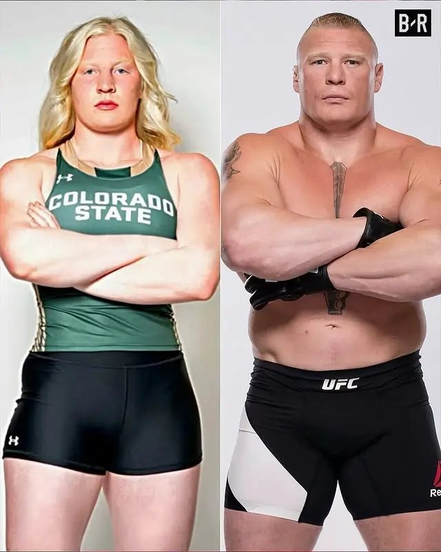 Maelezo ya chuo cha Mya Lesnar urefu wa uzani