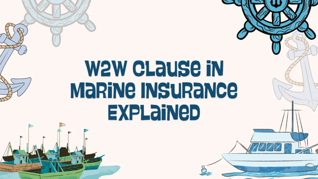 Warehouse To Warehouse Clause In Marine Insurance Explained In Detail